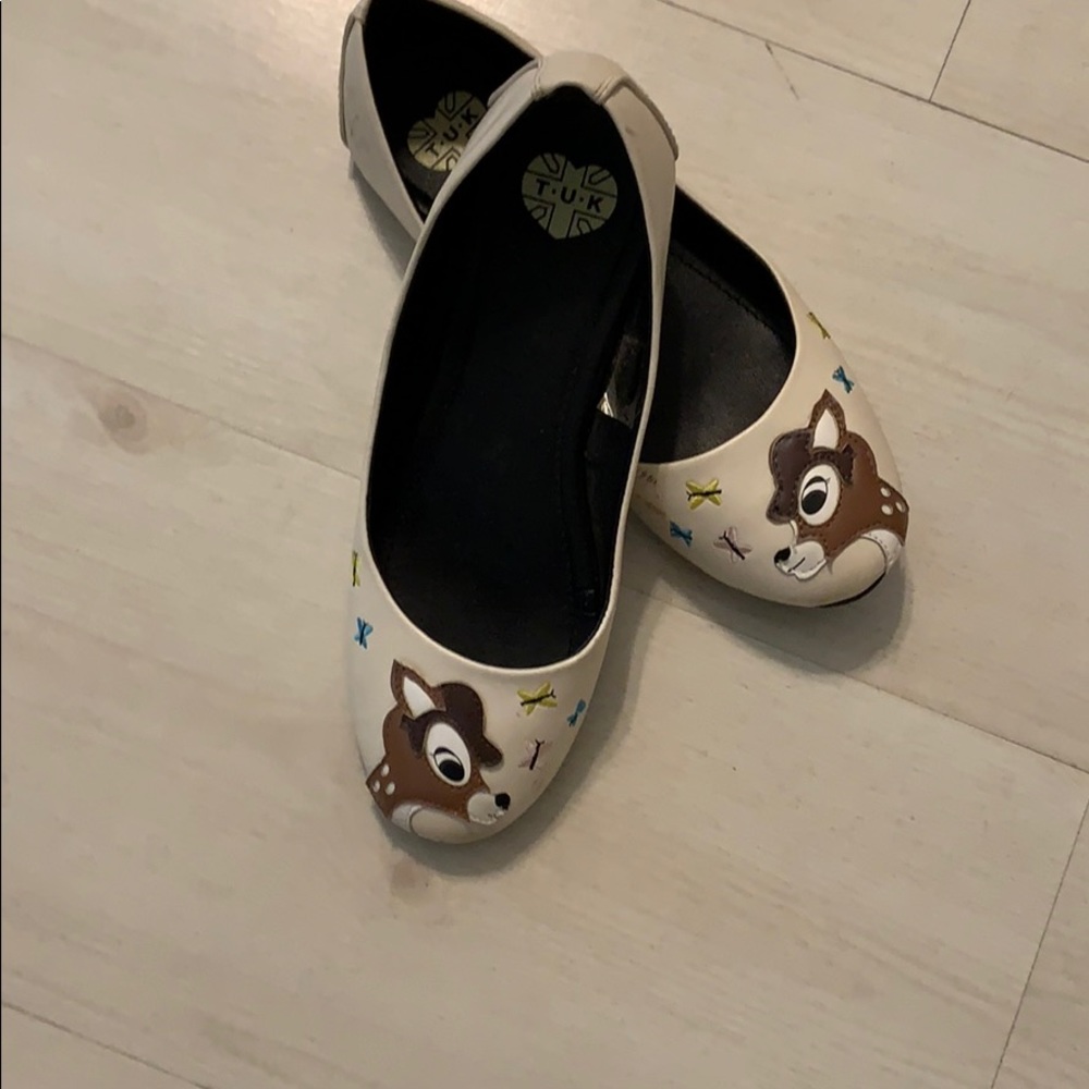 MODCLOTH Deer Ballet Flats